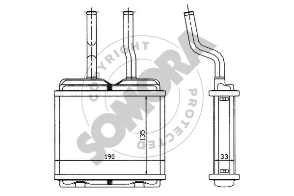 Heat Exchanger, interior heating (212450)