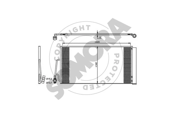 Condenser, air conditioning (040160)