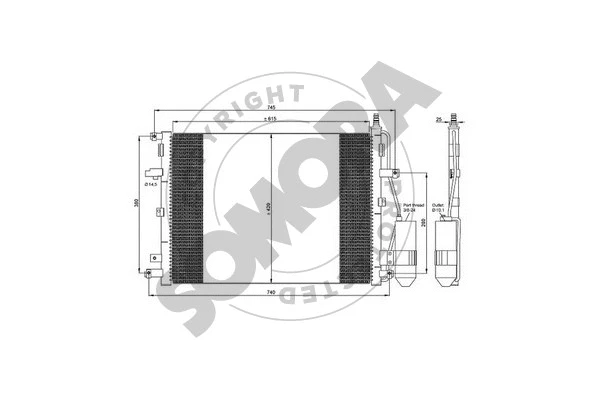 Condenser, air conditioning (364060)