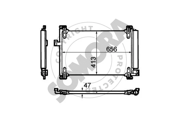Condenser, air conditioning (087060C)