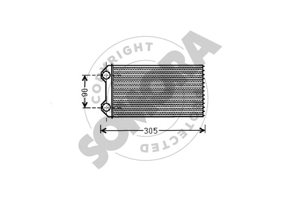 Heat Exchanger, interior heating (245150)