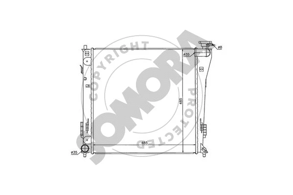 Radiator, engine cooling (137240)