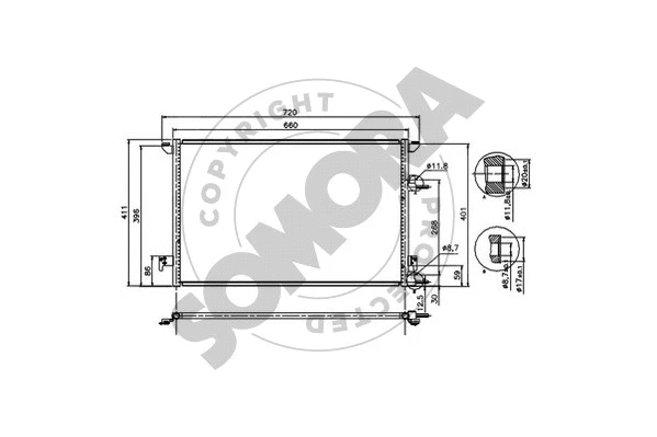 Condenser, air conditioning (271360A)
