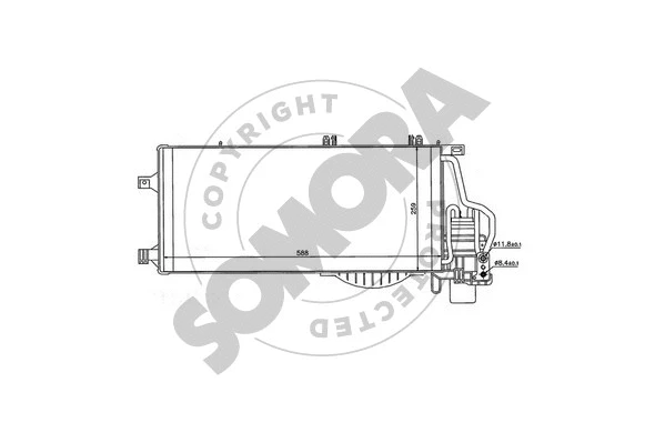 Condenser, air conditioning (212560C)