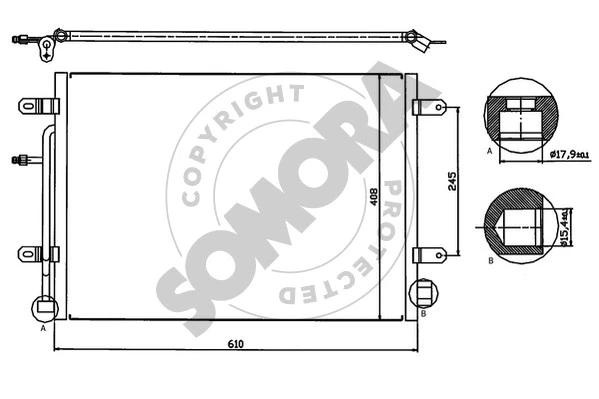 Condenser, air conditioning (021660)