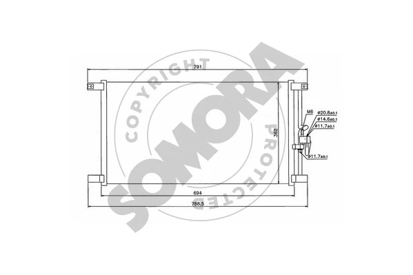 Condenser, air conditioning (157060)