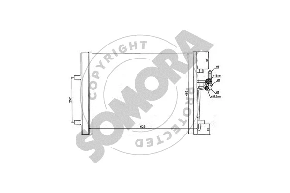 Condenser, air conditioning (363460A)