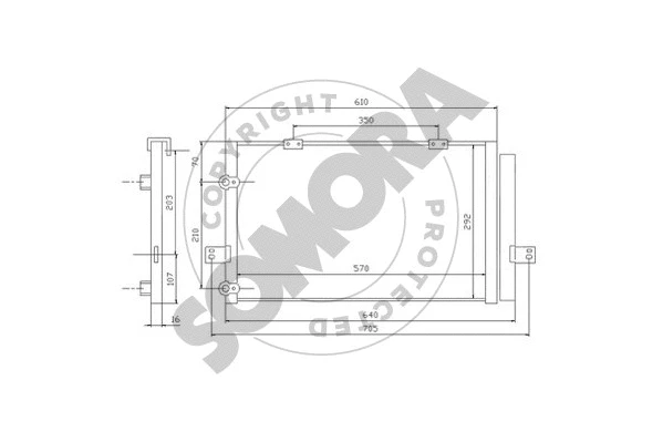 Condenser, air conditioning (261160)