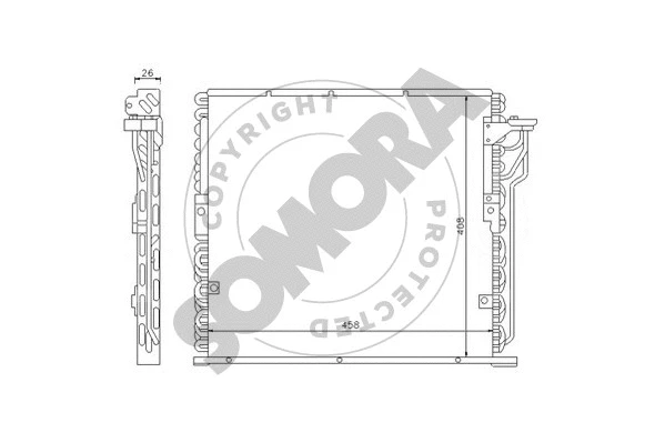 Condenser, air conditioning (040360A)