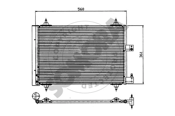 Condenser, air conditioning