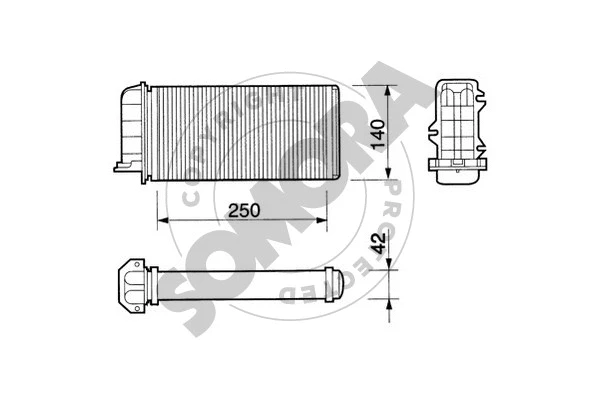 Heat Exchanger, interior heating (082250)