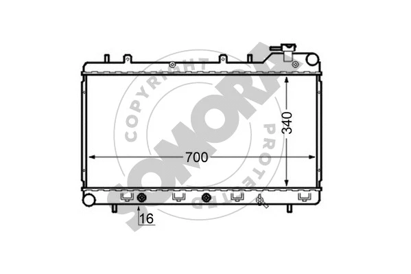 Radiator, engine cooling (333140)
