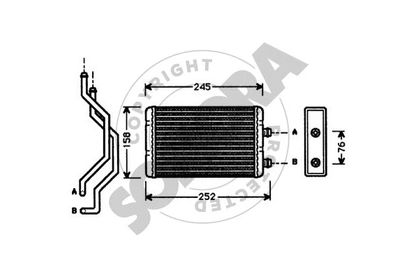 Heat Exchanger, interior heating (081350)