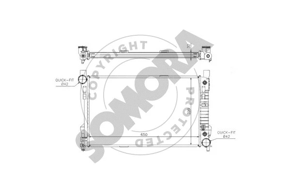 Radiator, engine cooling (171340)