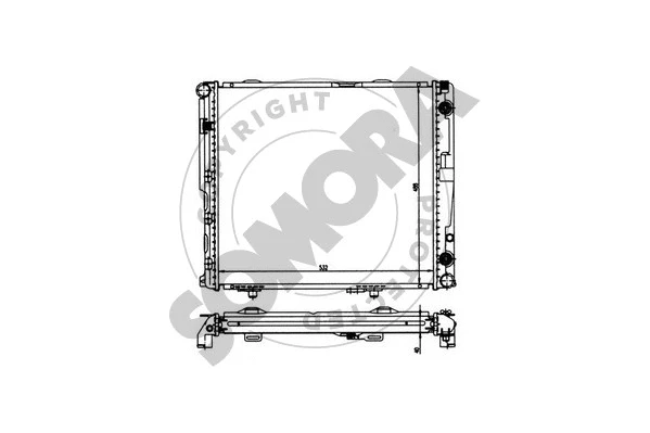 Radiator, engine cooling (170449)