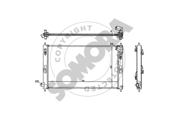 Radiator, engine cooling (182440)
