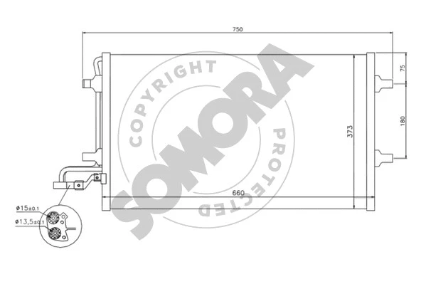 Condenser, air conditioning (361460C)