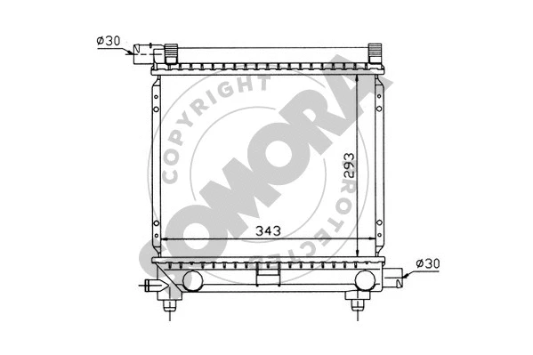 Radiator, engine cooling (170440)