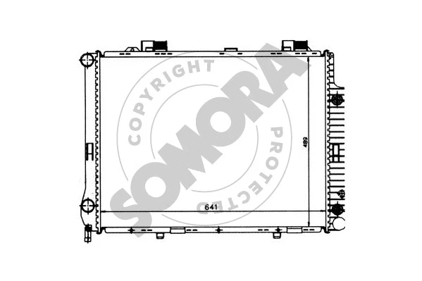 Radiator, engine cooling (170642)