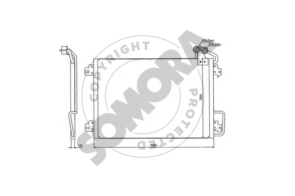 Condenser, air conditioning (243060C)