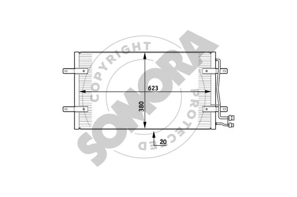 Condenser, air conditioning (354660)