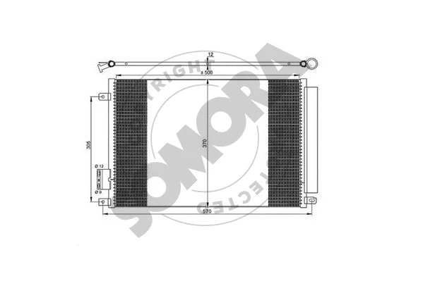 Condenser, air conditioning (080260)