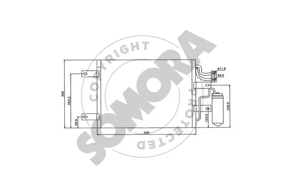 Condenser, air conditioning (216060A)