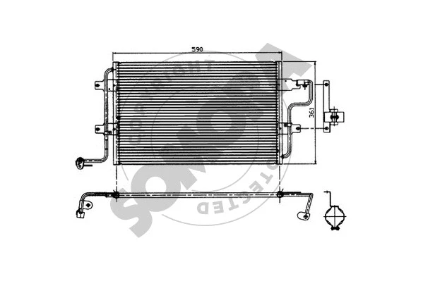 Condenser, air conditioning (350960)