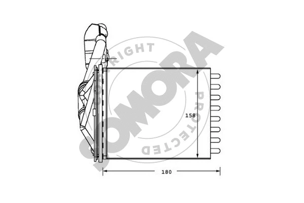 Heat Exchanger, interior heating (080550)