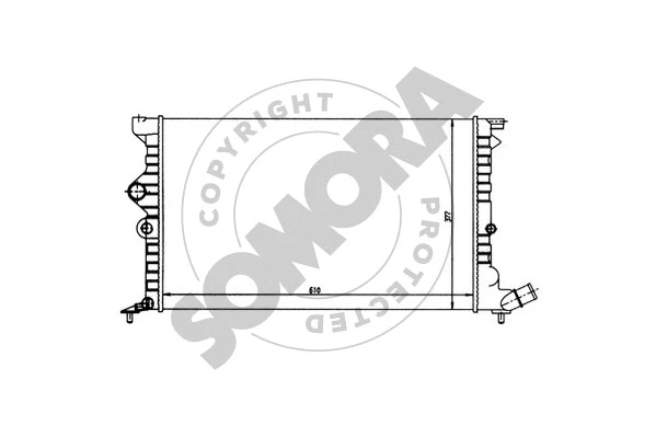 Radiator, engine cooling (052143)