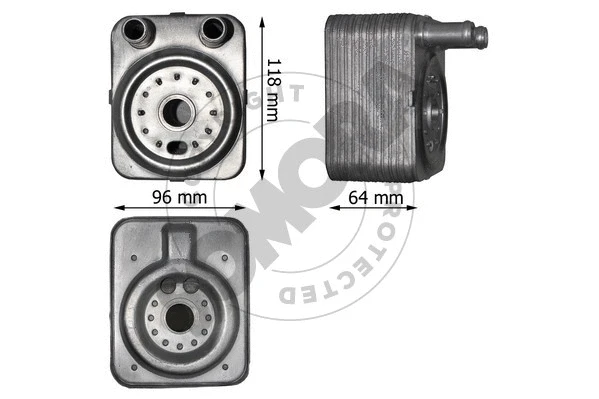 Oil Cooler, engine oil (351065)