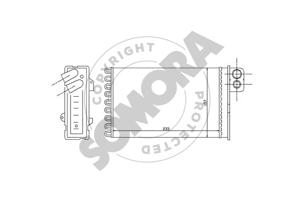 Heat Exchanger, interior heating (052350)