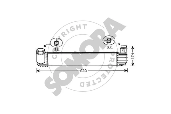 Charge Air Cooler (243445A)
