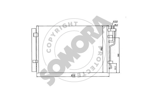 Condenser, air conditioning (138060)