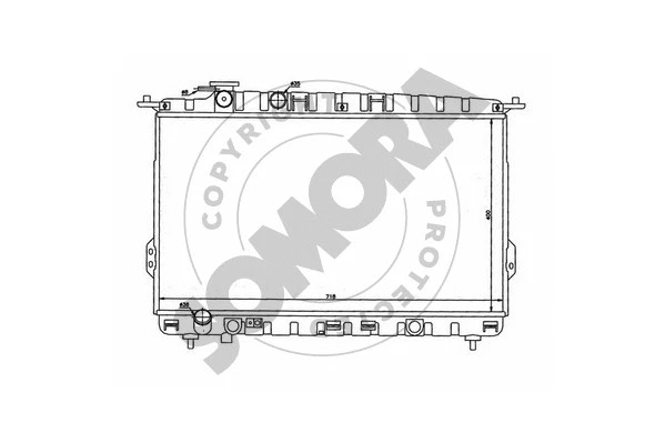 Radiator, engine cooling (137040B)