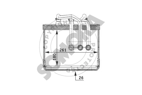 Heat Exchanger, interior heating (042350)