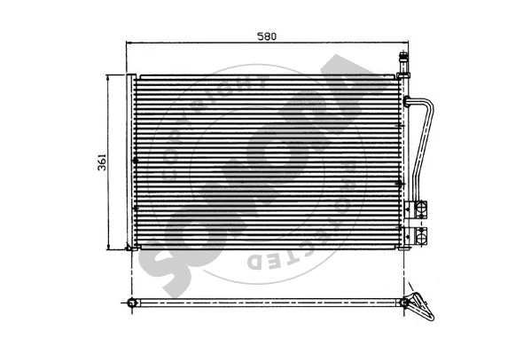 Condenser, air conditioning (092560)
