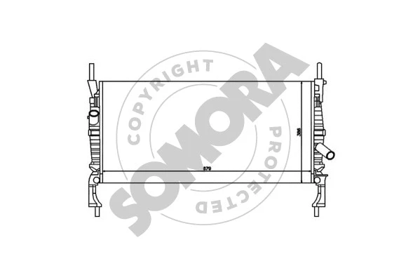 Radiator, engine cooling (094540)