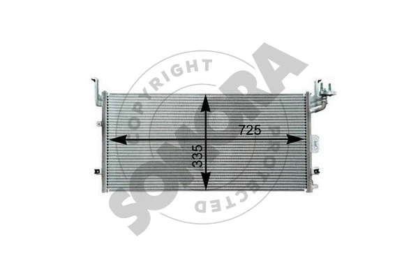 Condenser, air conditioning (117060)