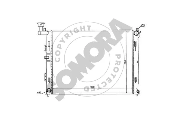 Radiator, engine cooling (138040)
