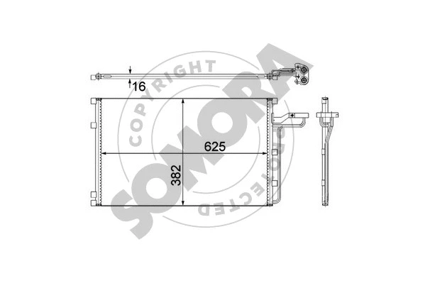 Condenser, air conditioning (361460A)