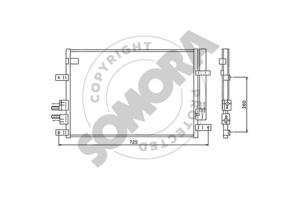 Condenser, air conditioning (011460)