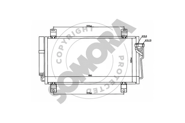 Condenser, air conditioning (161360)