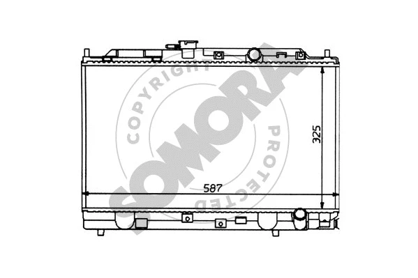 Radiator, engine cooling (120240)