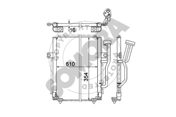 Condenser, air conditioning (361260A)