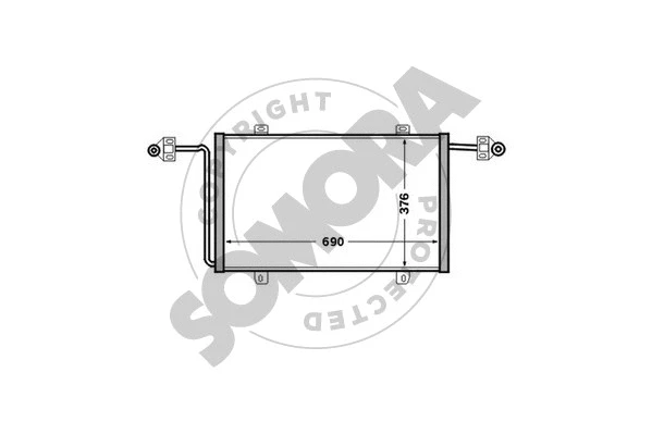 Condenser, air conditioning (245560C)
