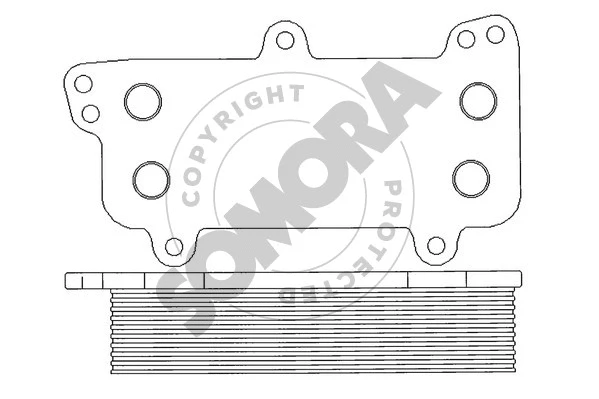 Oil Cooler, engine oil (354165)