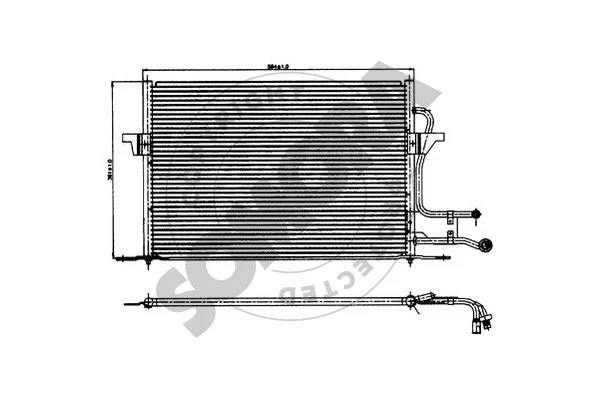 Condenser, air conditioning (095060)