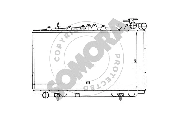 Radiator, engine cooling (192241)