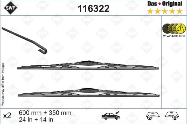 Wiper Blade (116322)